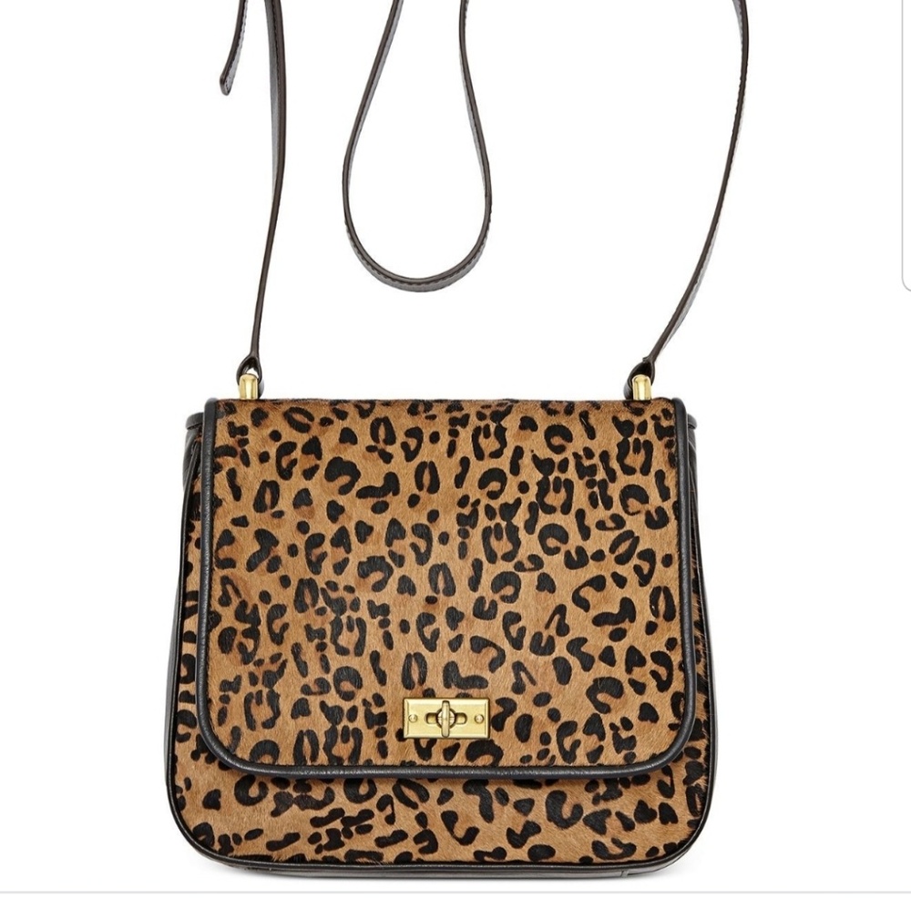Fossil cheetah crossbody